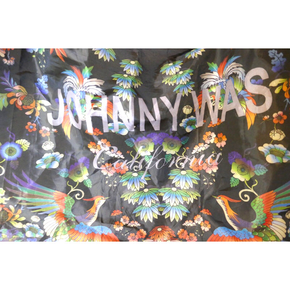 Johny Was Bag Reusable Packable Birds & Floral Shopping Tote - Picture 3 of 14